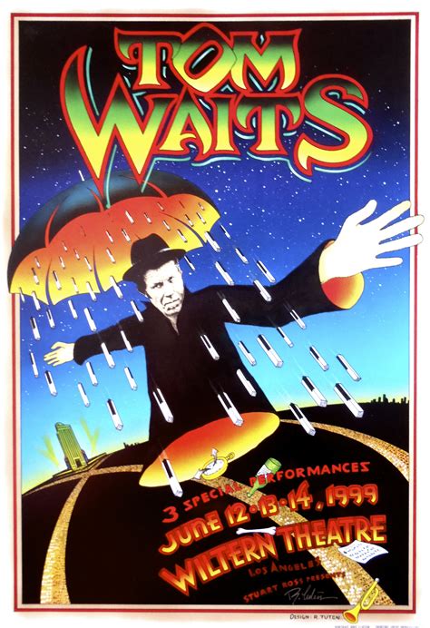 Tom waits tour - Apr 30, 2020 · By now, Waits was reluctant to tour, so fans snapped up Glitter And Doom Live, which was compiled from Waits’ small 2008 jaunt, and boasted plenty of crowd favourites, along with a second disc ... 